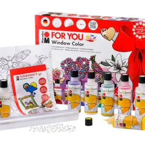 Marabu fun & fancy Window Color Set 10 x 80 ml ”For You” Direkt Vom Hersteller