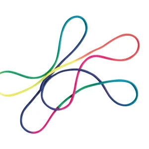 Solange Der Vorrat Reicht Finger Twist (Fadenspiel) 160 cm in Regenbogenfarbe