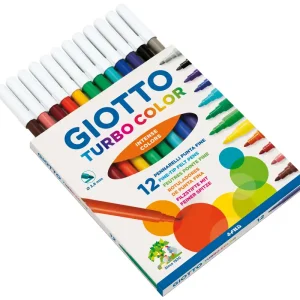 Weltweiter Versand Giotto Turbo Color Etui mit 12 Stiften