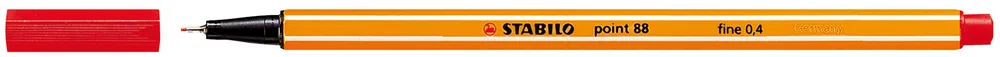 Finale Aktion Stabilo Point 88 rot, Tintenfeinschreiber 0,4 mm