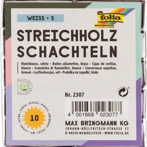 Streichholzschachteln 10 Stück 5,3 x 3,6 x 1,2 cm Jetzt Kaufen