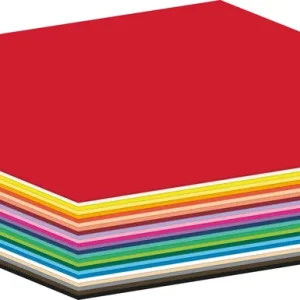 Preiswert Tonpapier Sortiment 50x70 cm 500 Bogen, 25 Farben, 130g/m²