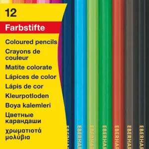 Farbstift-Blechetui sortiert 12 Stifte Echt