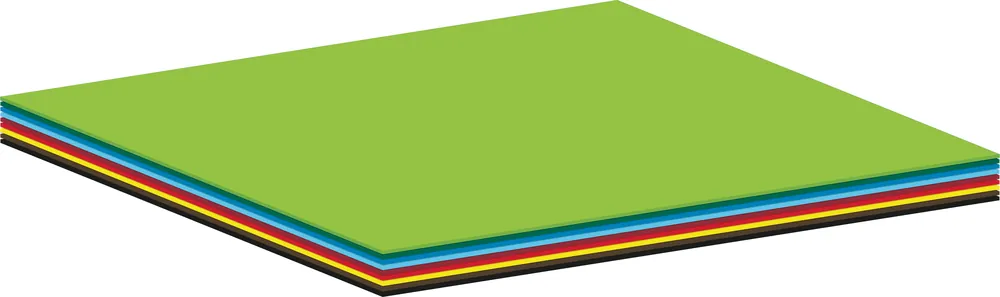 Tonkarton 220g/m², DIN A4, 100 Blatt, farbig sortiert Schneller Versand