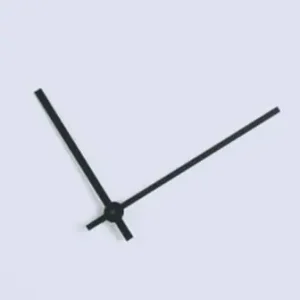 Zeiger aus Aluminium schwarz, matt Top-Qualität