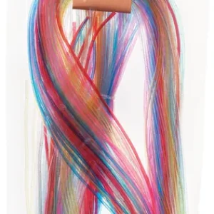 Flechtschnüre (Scoubidous) mit Glitter Echt