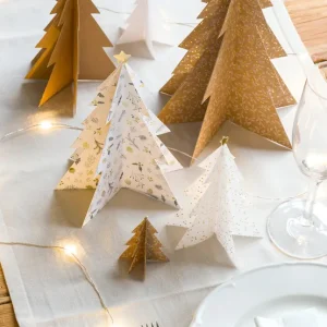 Bastelset Tännchen aus Karton Set für 12 Stück Neuheit