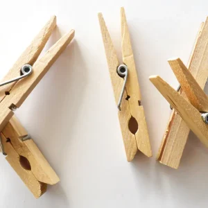 Billig Wäscheklammern 75x10 mm, 24 Stück