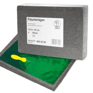 Nur Heute Filzunterlagen für Durchstecharbeiten 12,5x18 cm, 5 Stück