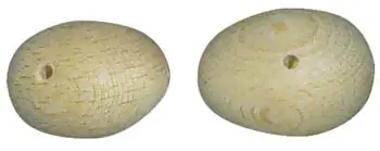 Neuheit Puppenfüße aus Holz, Eiform, 10 Stück