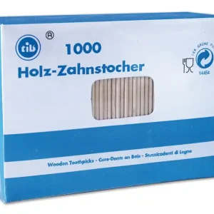 Zahnstocher Packung mit 1000 Stück Handgefertigt