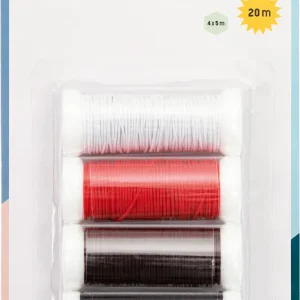 Gummischnüre-Set 4 Spulen, 4 x 1mm x 5m Rabatt