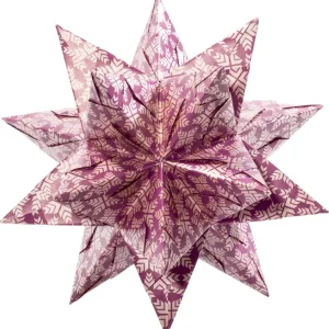 Bascetta-Stern ”Sterngrafik” violett 90g/m² Großhandel