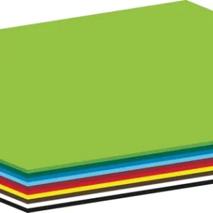 Tonkarton-Sortiment 50x70 cm, 220g 250 Bogen, in 10 Farben sortiert Top-Qualität