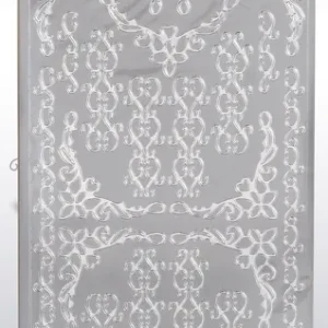 Solange Der Vorrat Reicht Relief-Sticker, 10 Blatt, 10x24 cm