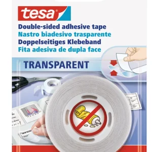 Premium tesa doppelseitiges Klebeband transparent, 10m x 12 mm