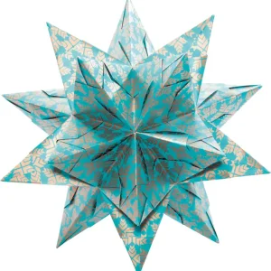 Bascetta-Stern ”Sterngrafik” türkis 90g/m² Online Kaufen