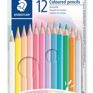 Meistverkauft Farbsitfte 12 Stück im Kartonetui Farb sort. pastell