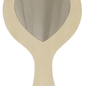 Handspiegel Herz,9,5x17,3x0,7cm Herz 6,5x6,5 cm,Sperrholz 8mm Neu