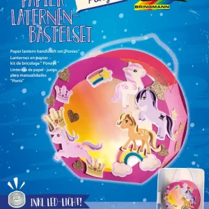 Weltweiter Versand Laternen-Bastelset ”Ponys”
