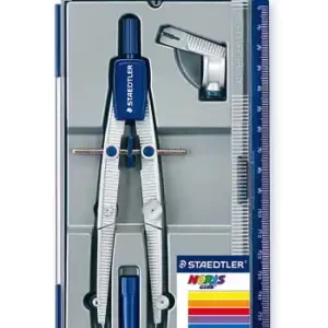 Super-Preis Staedtler Schulzirkel mit Mitteltriebspindel/Universaladapter/Etui