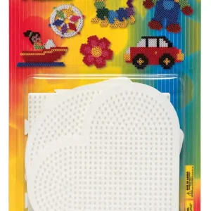 Handgefertigt Set mit 4 großen Stiftplatten für Midi Bügelperlen