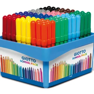 GIOTTO Turbo Maxi 108 Stifte in der Schulbox Highlight