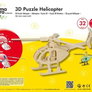 3D Puzzle Helicopter 32 Holzteile Mengenrabatt