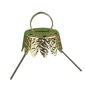 Geprüft Kugelkappen, 6 Stück, für Dekokugeln