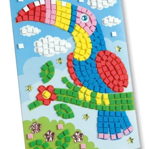 Abverkauf Moosgummi-Mosaik Kakadu