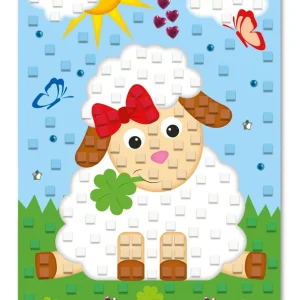 Günstig Moosgummi-Mosaik Schäfchen