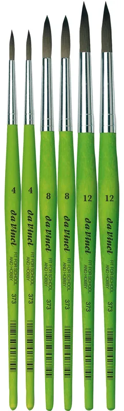 Wochenendangebot Pinselset je 2 Pinsel rund St. 4,8,12