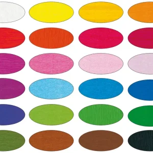 Billig Bastelkrepp-Sortiment 24 Rollen