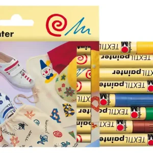 Textil painter Sortiment Set mit 8 Stiften, 1-2 mm Spitze Top-Preis