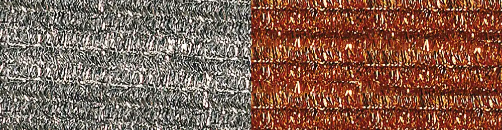 Chenilledraht gold und silber, 50cm x 8mm, 10 Stück Angebot