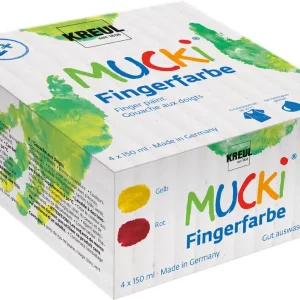 Fingerfarben Mucki Sortiment 4 Farben je 150ml Heute Kaufen
