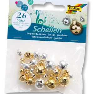Schellen 26 Stück-Packung in 3 Größen sortiert Highlight
