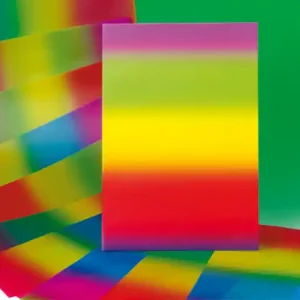 Gleich Bestellen Regenbogen-Transparentpapier, 10 Blatt 50 x 61 cm