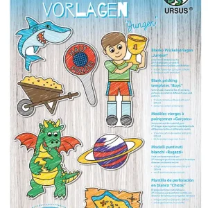 Online Kaufen Prickelvorlage ”Jungen” 27 Motive in versch.Größen