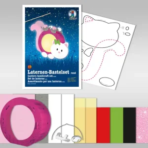 Top-Qualität Laternen-Bastelset ”Kätzchen”