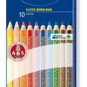 Finale Aktion Super-Dicki-Farbstift-Etui 10 Stück