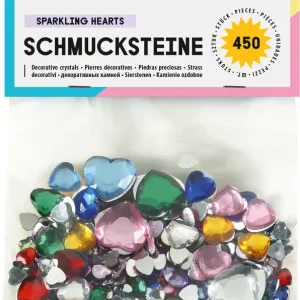 Schmucksteine 450 Stück Herzen Top-Qualität