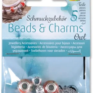 Charms Owl 5 zueinander abgestimmte Teile Geld-Zurück-Garantie
