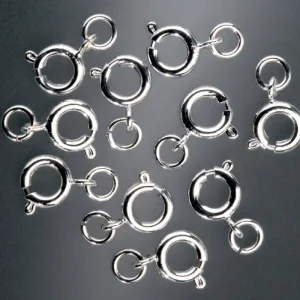 Bestseller Federring mit Spaltring 7mm, 6 Stück