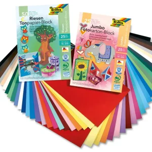 Günstig Riesen-Tonpapier-Block 24 x 34 cm 50 Blatt