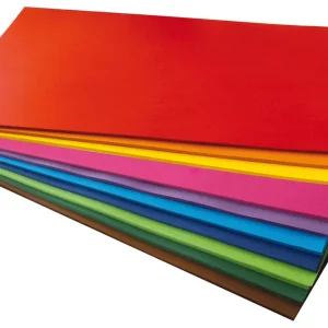 Bastelpapier-Sortiment 100 Bogen 50x70 cm, 300g/m², farbig sortiert Bestseller