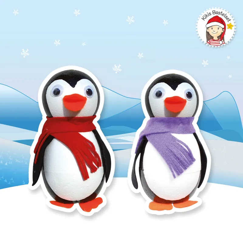 Preis Gesenkt Bastel-Set Pinguine, 10 Stück