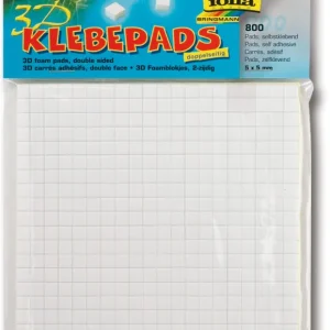 Klebepads für 3D-Effekte weiß beids. selbstklebend, 2+3 mm stark Preiswert