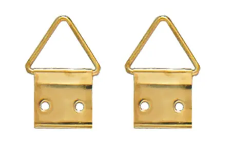 Geld-Zurück-Garantie Bildaufhängeösen, 8 Stück + 16 Stifte