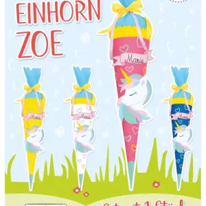 Im Trend Wunsch-Schultüte ”Einhorn Zoe” -Gewünschte Elemente auswählen-